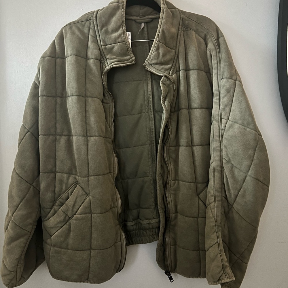 Dolman Quilted Knit Jacket